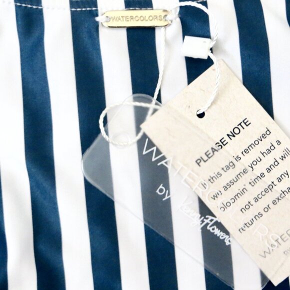 NEW! Kenny Flowers The Hamptons Navy Striped Sporty Bikini Bottom XS, M, L - Picture 12 of 14